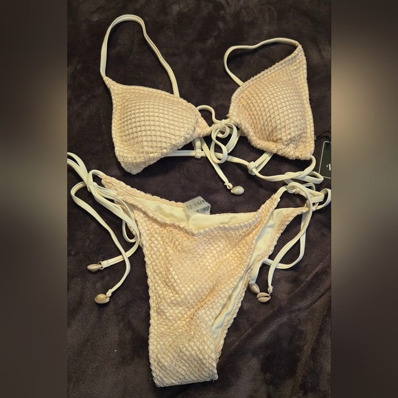 ZAFUL Triangle Fishnet Bikini #435 NWT - Picture 8 of 12